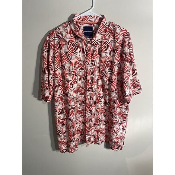 Tommy Bahama Camp Shirt Shell We Dance Caliente Men's XXL 100% Silk - Picture 1 of 8